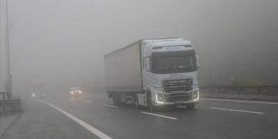 Bolu Dağı'nda sis etkili oluyor