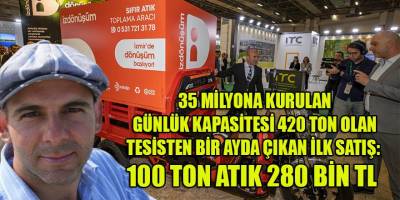 35 Milyonluk tesis ilk meyvesini verdi: 100 Tonluk atık kağıt 280 bin TL'den satışa çıkarıldı!
