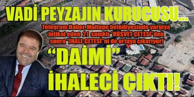 Telegram Haber, Maltepe belediyesindeki "Rüşvet Çetesi"nden sonra "İhale Çetesi"ni ortaya çıkarıyor!