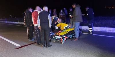 Otomobil ile motosiklet çarpıştı: 1 ölü, 1 yaralı