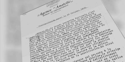 Cumhuriyet'in ilanı AA bültenlerinde