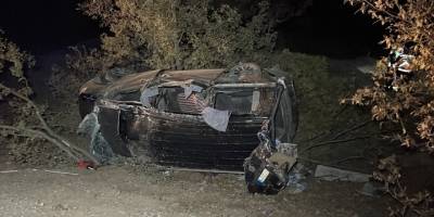 Kütahya'da devrilen minibüsteki 2 kişi öldü, 3 kişi yaralandı