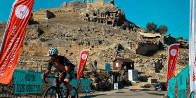 10 Kasım 1. Büyük Tlos Kriteryumu bisiklet yarışları, Muğla'da yapıldı