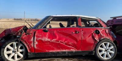 Afyonkarahisar'da devrilen otomobildeki 1 kişi öldü, 1 kişi yaralandı