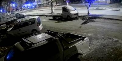 Deprem anı güvenlik kameralarına yansıdı