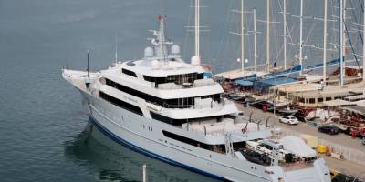 Türkiye'de üretilen mega yat "Victorious" Fethiye'de