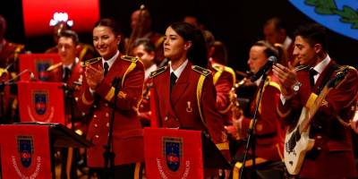 Jandarma Genel Komutanlığı Bandosu Kayseri'de öğretmenler için sahne aldı