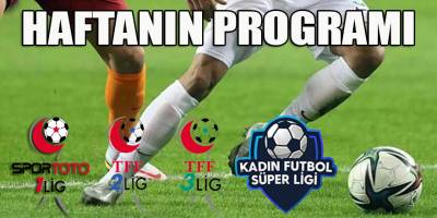 Futbol: Haftanın programı