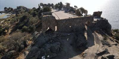 Herakleia Antik Kenti'ndeki kazılarda Menteşe Beyliği dönemi yapıları ortaya çıkarıldı