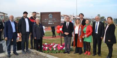 Urla'da Şehit Öğretmen Simge Çeken Arcan Parkı açıldı