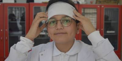 Afyonkarahisar'da ortaokul öğrencileri "ateş düşürücü havlu" geliştirdi