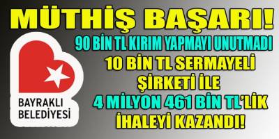'Aslan Sosyal Demokratlar Belediyecilik Tarihine' geçecek bir ihale öyküsü! Bayraklı belediyesi...