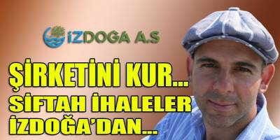 Yeter ki elinizde kurulu bir şirket olsun! Siftah ihaleleriniz 21F davetiyeli İzdoğa'dan.