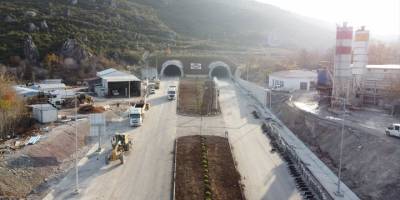 Honaz Tünelleri'nde sona yaklaşıldı