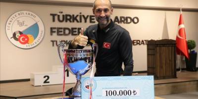 Türkiye 3 Bant Bilardo şampiyonu Semih Saygıner oldu