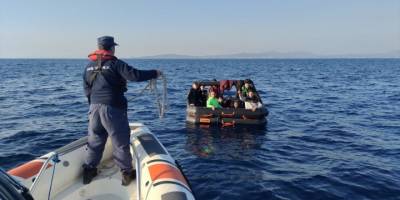 İzmir açıklarında 116 düzensiz göçmen kurtarıldı