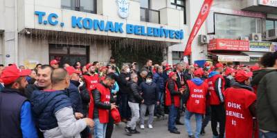 TİS görüşmelerinde sonuç alınamayan Konak Belediyesine grev kararı asıldı