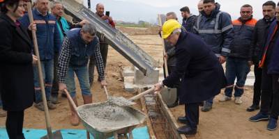 Kiraz'da Hayvan Pazarı'nın temeli atıldı