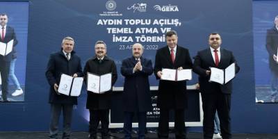 Bakan Varank, Aydın'da toplu açılış ve temel atma törenine katıldı