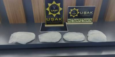 Uşak'ta yolcu otobüsünde uyuşturucu ele geçirildi