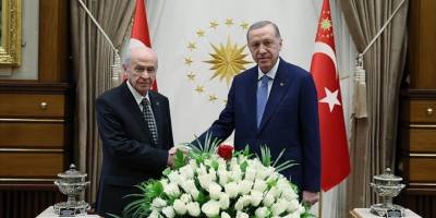 Cumhurbaşkanı Erdoğan, MHP Genel Başkanı Bahçeli ile görüştü