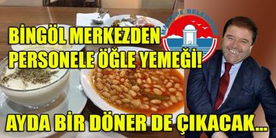 Maltepe belediye personeli yaşadı! Yemekler Bingöl Merkezdeki şirketten...