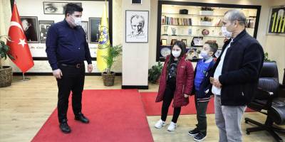 Başkan Kılıç miniklerin sorularını yanıtladı