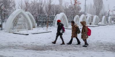Van'ın 3 ilçesinde taşımalı eğitime kar nedeniyle bir günlüğüne ara verildi