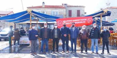 MHP Foça teşkilatından şehitler anısına lokma hayrı