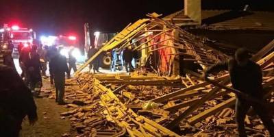 Denizli'de ağıl çatısının çökmesi sonucu 30'a yakın küçükbaş hayvan telef oldu