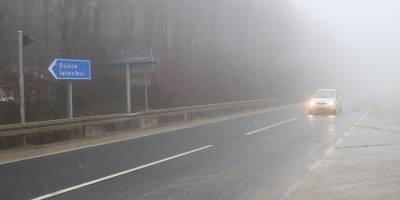 Bolu Dağı’nda hafif kar ve yoğun sis etkili oluyor