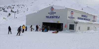 Denizli Kayak Merkezi'nde yeni sezon başladı