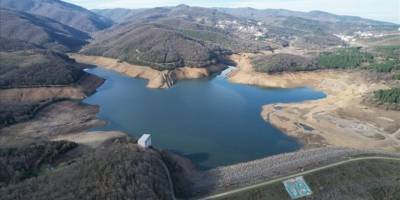 Yalova'nın içme suyu kaynağı Gökçe Barajı'nda su seviyesi yüzde 15'e düştü