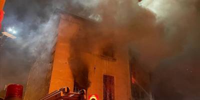 Surp Pırgiç Ermeni Katolik Kilisesi'ndeki yangın