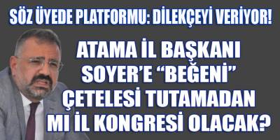 İzmir CHP Söz Üyede Platformu, CHP genel merkezinin atadığı "kayyum" CHP İzmir il yönetimini kongreye götürüyor!