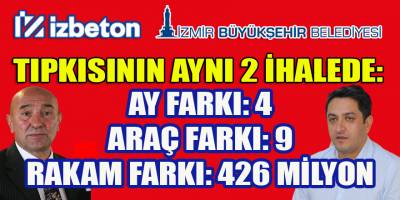 Telegram Haber, İzBB ve İZBETON arasında tıpkısının aynı 2 ihaledeki rakam farkını ortaya çıkardı: 400 Milyon!