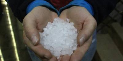 Antalya'da dolu yağışı etkili oldu