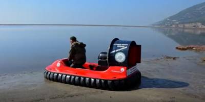 Milli parkın uçan teknesi görücüye çıktı