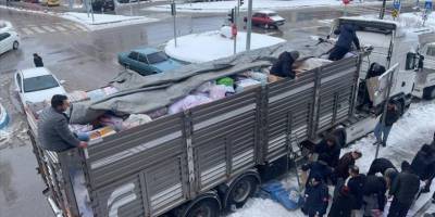 İç Anadolu'dan deprem bölgesine personel, araç ve yardım malzemesi gönderildi