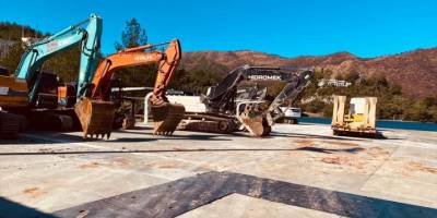 Muğlalı mermercilerden deprem bölgesine konteyner ve iş makinası desteği