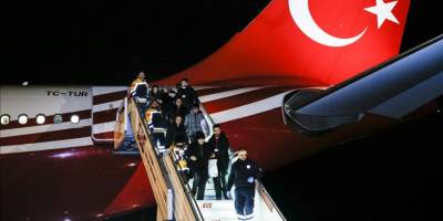Cumhurbaşkanlığına ait "TUR" uçağı deprem bölgesinden 14 yaralıyı Ankara'ya nakletti