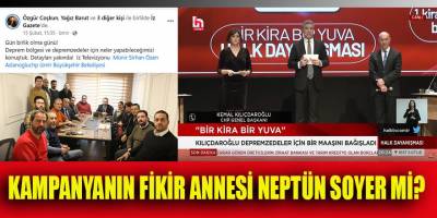 ‘Bir Kira Bir Yuva’ kampanyasının "fikir annesi" Neptün Soyer mi? Halk Tv organizasyonu İz gazeteye mi ait?