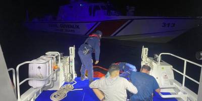 Muğla açıklarında 13 düzensiz göçmen kurtarıldı