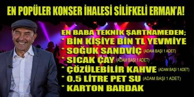 İzBB'nin konser ihalelerinde bir ilk: Sanatçılara 'miadı gecik' ikramlar verilmeyecek!