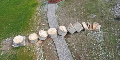 Depremde devrilen Adıyaman'daki 2 bin yıllık sütun ayağa kaldırılacak