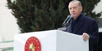 Cumhurbaşkanı Erdoğan: Kahramanmaraş'ta 77 bin 57 afet konutu ve 30 bin 310 köy evi inşa etmek için kolları sıvadık