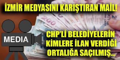 İzmir'deki CHP'li belediyelerin hangi yandaş medyaya verdiği reklamlar ortalığa saçılmış!