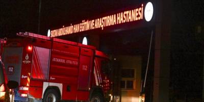 Üsküdar'da hastanede çıkan yangın söndürüldü