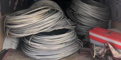 Menderes'te kablo çaldığı iddiasıyla yakalanan şüpheli tutuklandı