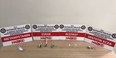 Kütahya'da uyuşturucu ticareti şüphelisi tutuklandı